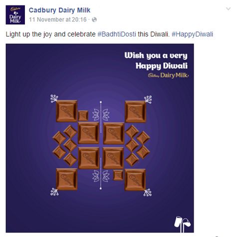 14 Best Creative Social Media Posts Shared on Diwali 2015 - echoVME Digital Diwali Creative Ads, Diwali Creatives, Creative Ads Social Media, Diwali Creative, Diwali Animation, Best Diwali Wishes, Ads Social Media, Diwali Food, Social Media Advertising Design