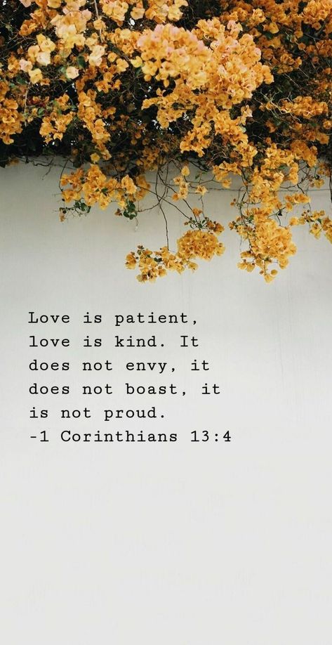 Iphone Wallpaper Quotes Bible, Dp Girl, Love Is Patient Love Is Kind, Words Love, Bible Stuff, Quotes Bible, Nature Wallpapers, Verses Wallpaper, Ayat Alkitab