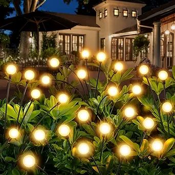 Amazon.com: URAGO Solar Garden Lights, New Upgraded 2 Pack Solar Firefly Lights, Sway by Wind, Solar Outdoor Lights Waterproof, High Flexibility Swaying Solar Lights for Outside Yard Patio Pathway Decoration : Tools & Home Improvement Dandelion Light, Patio Pathway, Solar Yard Lights, Solar Outdoor Lights, Solar Lawn Lights, Pathway Landscaping, Led Landscape Lighting, Solar Garden Lights, Firefly Lights