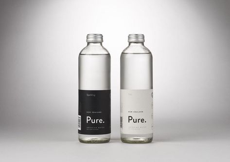 10 Most Impressive Product Label Designs of All Time Label Botol, Bottle Design Water, Water Bottle Label Design, Water Packaging, Drinks Packaging Design, Bottle Design Packaging, Bottle Label Design, Water Branding, Botol Air