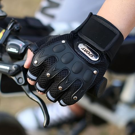 Faster shipping. Better service Bikers Outfit, Bike Riding Tips, Biker Gloves, Biker Accessories, Short Gloves, Biker Aesthetic, Biker Gifts, Riding Gloves, Sports Gloves