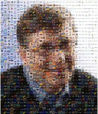 Bill Gates Mosaic Diy Photo Book, Photo Mosaic, Photo Projects, Diy Photo, Book Ideas, Photo Tips, How To Make Your, Photography Tips, Photo Booth