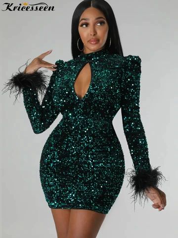 Backless Sequin Dress, Birthday Dress Women, Short Green Dress, Pencil Skirt Dress, Sequin Bodycon Dress, Clubwear Dresses, Backless Mini Dress, Hip Dress, Birthday Dresses