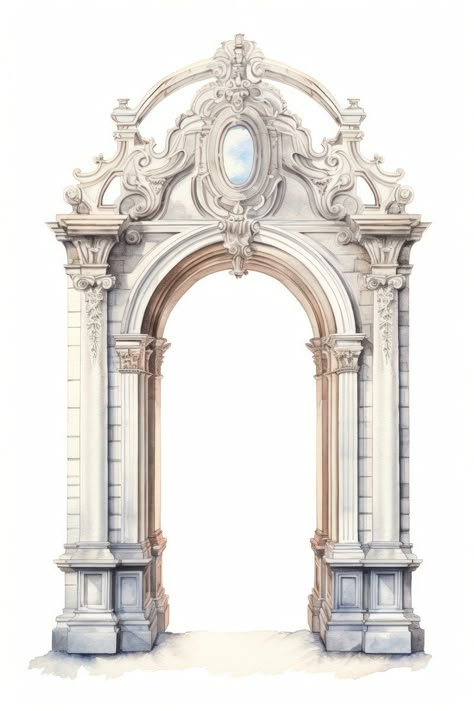 doorway architecture building gate. | Premium Photo - rawpixel 1800 Architecture, Victorian Gate, Architecture Door, Archway Decor, Edwardian Architecture, Door Iron, Architectural Ornamentation, Arch Door, Collage Creator