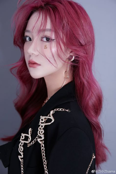 Cherry Red Hair Color, Red Hair Color Ideas, Cherry Red Hair, Red Hair Color, Makeup Fashion, Makeup Makeup, Cherry Red, Hair Dye, Hair Extension