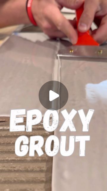 Mykhaylo Panchishak on Instagram: "EPOXY GROUT. No Taping Off! Continuing my experimenting on epoxy grout. Personally I’m not very familiar with it, and I’m learning a lot by reading all the comments! I think this is a great option for some situations.  #remodel #construction #homerenovation #realestate #design #entrepreneur #interiordesign #hardwork #woodworking #renovation #homedecor #tools #diy #carpentry #work #asmr #designer #homemade #engineering" Grouting Tile Tips, Epoxy Tiles, Diy Grout, Grout Repair, Glitter Grout, Diy Carpentry, Epoxy Grout, Floor Grout, How To Make Glitter