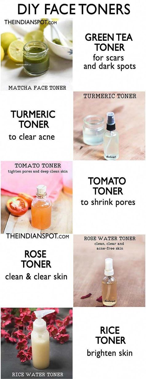 Clean Clear Skin, Homemade Toner, Acne Scar Diy, Acne Scar Mask, Green Tea Toner, Deep Clean Skin, Deep Clean Pores, Acne Free Skin, Skin Care Routine For 20s