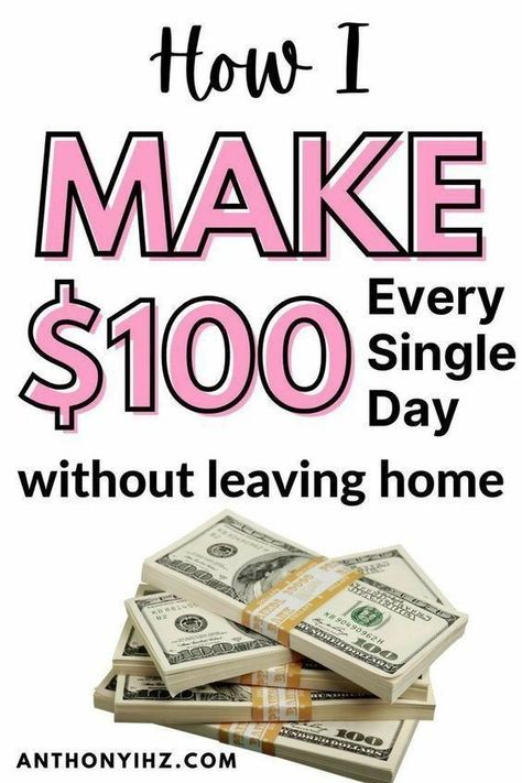 How I Make $100 Every Single Day Without Leaving Home Make 100 A Day, How To Use Facebook, 100 Dollar, Social Media Jobs, Leaving Home, Work At Home, Job Title, Make Money Fast, Every Single Day