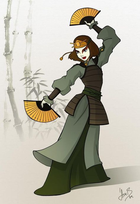 Suki Avatar, Kyoshi Warrior, Avatar Cosplay, Avatar Kyoshi, Warrior Outfit, Korra Avatar, Avatar Series, Avatar The Last Airbender Art, Team Avatar