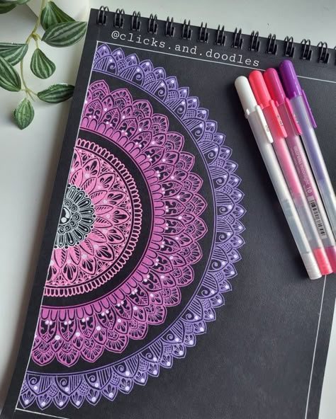 Pens used - Sakura Gelly Roll Pens #mandala #gelpenmandala #mandalaart #colourful Sakura Gelly Roll Pens Art, Pen Mandala, Gelly Roll Pens, Gel Pen Art, Coloring Crafts, Pen Ideas, Mandala Circle, Gel Pens Coloring, Vivekananda Quotes