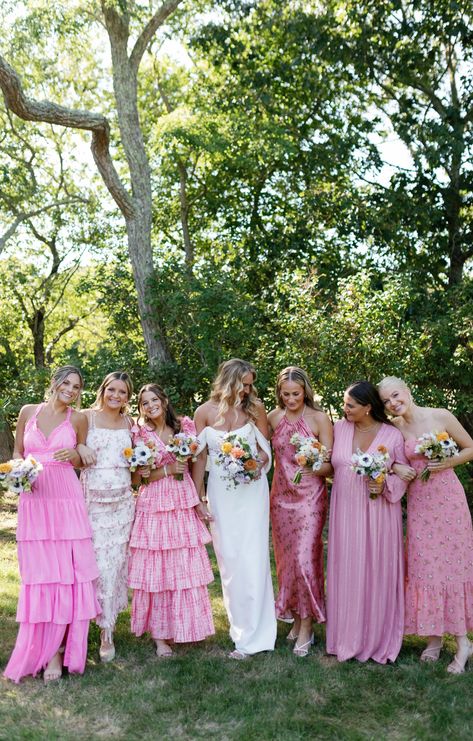 50+ Fabulous Floral Bridesmaid Dresses | OneFabDay.com