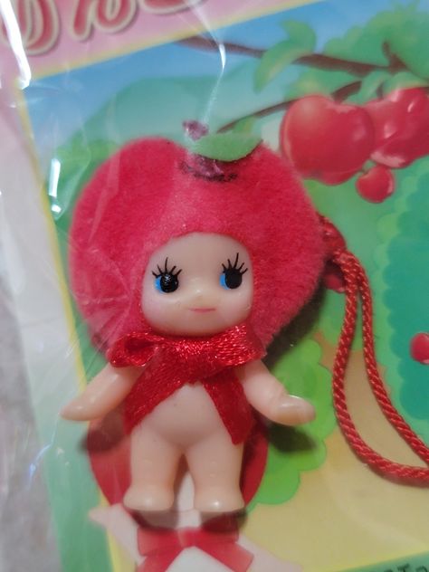 Kewpie Keychain, Trinket Shelf, Kewpie Baby, Cupie Dolls, Vintage Knick Knacks, Apple Collection, Kewpie Doll, Doll Japan, Kewpie Dolls