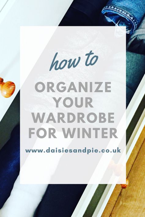 Looking for some ideas for winter clothes organization? We'll show you how to easily organize your wardrobe ready for winter and how to keep it organized. Organize Winter Clothes, Winter Clothes Storage Ideas, Winter Clothes Organization, Winter Clothes Storage, Organise Your Wardrobe, Woolen Tights, Bedroom Organization Ideas, Closet Cleaning, Weekly Planner Free Printable