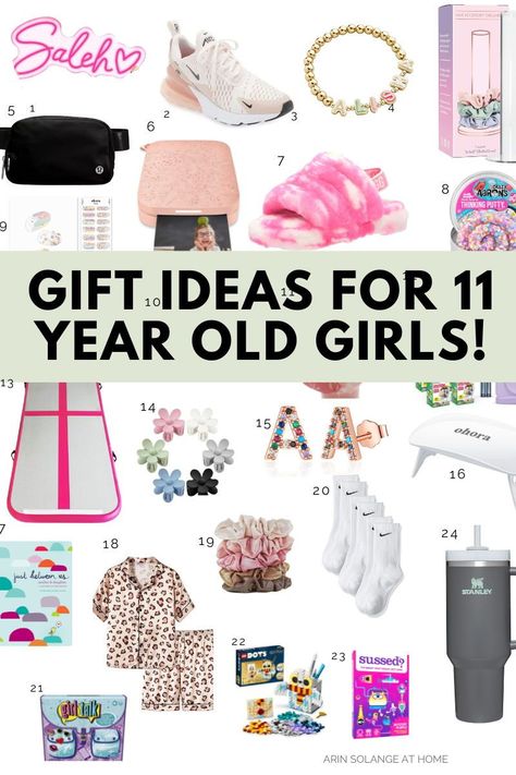 Here are the best gift ideas for an 11 year old girl! Perfect gifts for the tween in your life. She will love these gifts for birthday or Christmas! Gifts For Ten Year Old Girl, Christmas Gift Ideas For 11 Year Girl, Birthday Gifts For 11 Year Girl, Christmas Gifts For 10 Year Girl, Christmas Gifts For 11 Yr Girl, Gift Ideas For 12 Year Girl, Gift Ideas For 11 Year Girl, Birthday Ideas For 11 Year Girl, Gifts For 11 Year Girl