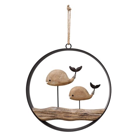 PRICES MAY VARY. Wood Hanging Wall Decor - The nautical ornament is hand made out of high quality wood and metal, durable enough for a long time use, the wooden wall ornament will match well with all home decor. Beach Themed Wall Decor - The decorative wood wall hangings comes with natural wood color, black metal frame and jute rope hanging, classic and sleek design, ideal for indoor and outdoor use. Natural Wood Wall Decor - The wood wall hanging art measures 15" x 10", a perfect addition to yo Whale Wall Decor, Korean Bedroom, Wood Whale, Tattoo Modern, Sailboat Decor, Whale Decor, Wooden Whale, Ocean Home Decor, Beachfront Decor