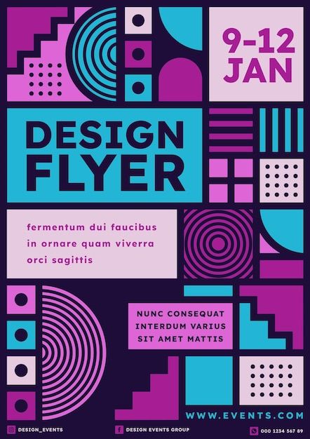 Free vector flat mosaic vertical flyer t... | Free Vector #Freepik #freevector #flat-mosaic #mosaic-pattern #geometric-flyer #geometric-template School Brochure, Geometric Poster, Brochure Layout, Mosaic Designs, Design System, Business Brochure, Mosaic Patterns, Psd Files, Graphic Design Posters