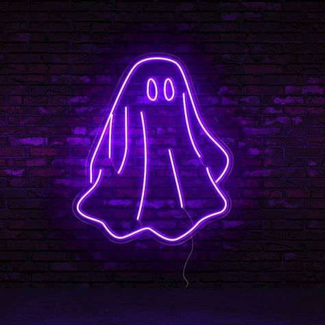 Ghost Neon Sign Neon Art, Neon Lights, Neon Sign, Art Decor, Ghost, Neon, Bedroom, Halloween, Lighting