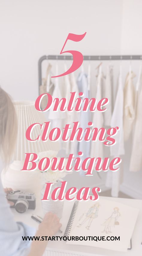 Are you interested in starting your own online clothing boutique? If so, you’re in luck! In this blog post, we will discuss five online clothing boutique ideas that are perfect for women who want to start their own businesses. So whether you’re a fashionista with a million ideas to decide on or you’re just getting started and need some clarity on how to start an online boutique, this blog post is for you! Clothing Boutique Backdrop Ideas, Starting A Boutique Online, Starting Online Clothing Boutique, Women Clothing Boutique Decor, Clothing Buisness Ideas, Boutique Business Ideas, How To Start A Clothing Line, How To Start An Online Boutique, How To Start A Clothing Business