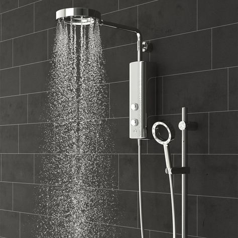 Showering can be an enjoyable and relaxing experience when you have the right type of shower for your home. And it can be insufferable when you have the wrong one. Follow our guide to choose the best shower for you! #hellomarch #showers #smallbathroominspiration #bathroomideas Electric Shower Over Bath, Electric Showers Modern, Electric Shower Ideas, Garden Annexe, Bathroom Victorian, Wallpaper Bedroom Feature Wall, Country Interiors, Electric Showers, Power Shower