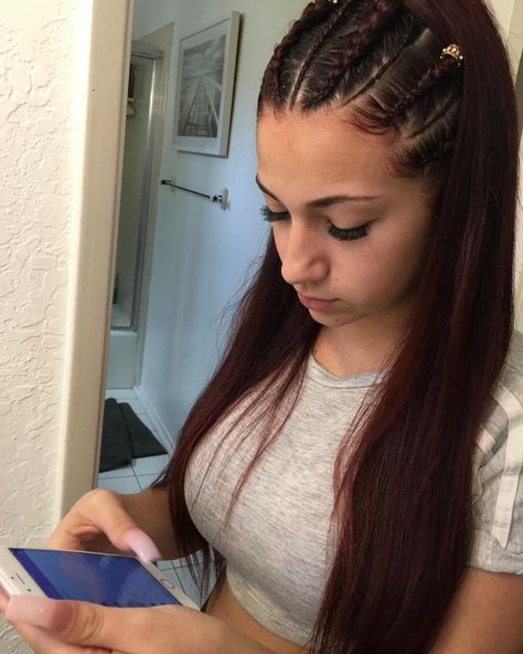 4,517 Likes, 96 Comments - Danielle Bregoli (@bhadbhabie) on Instagram: “I want you bitches to follow on the HearMeOut app and say something to me . I'm gonna respond to a…” Hair In Ponytail, Bhad Bhabie, Danielle Bregoli, Creative Hair Color, Costume Noir, Casual Hairstyles, Sleek Ponytail, Braid Hairstyles, How To Draw Hair