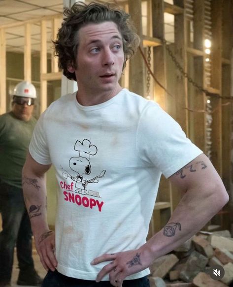 Snoopy Shirt, Allen White, Jeremy Allen White, Joseph Gordon Levitt, Andrew Garfield, Markiplier, The Promise, All Love, White Boys