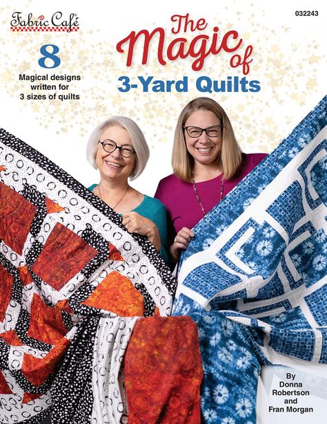 PRICES MAY VARY. Newly released by Fabric Cafe Oct 2022 Includes 8 quilt designs written for 3 sizes- Lap, Twin and Queen/King. Easy to kit-3, 1-yard cuts make lap quilt kit. Twin uses 2 lap kits, Q/K uses 4 lap kits. Includes 8 quilt designs written for 3 sizes- Lap, Twin and Queen/King. Easy to kit-3, 1-yard cuts make lap quilt kit. Twin uses 2 lap kits, Q/K uses 4 lap kits. 3 Yard Quilts, Book Fabric, Quilt Pattern Book, Quilt Sewing Patterns, King Size Quilt, Quilt Designs, Book Quilt, Lap Quilt, Quilt Set