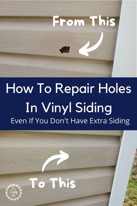 Vinyl Siding Repair, Siding Repair, Metal Mosaic, Vinyl Repair, Home Fix, Mobil Home, Diy Vinyl, Gas Range, Diy Home Repair