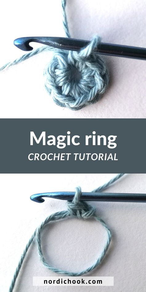 Crochet Stitches For Beginners Step By Step, How To Make A Magic Circle In Crochet Adjustable Ring, How To Crochet Magic Circle For Beginners, Magic Ring Crochet Tutorial For Beginners, How To Do A Magic Ring, How To Crochet A Circle For Beginners, Easy Magic Circle Crochet, How To Make A Magic Ring, Magic Ring For Beginner