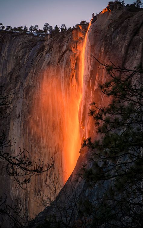 Yosemite Firefall Photography & Viewing Tips - #nationalparks #yosemite #california Horsetail Falls, Yosemite Trip, Montana Vacation, Yosemite California, Yosemite Park, National Parks Photography, Yosemite Falls, California National Parks, Us National Parks