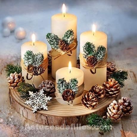 Christmas Advent Wreath, Soya Mumu, Deco Table Noel, Christmas Candle Decorations, Homemade Christmas Decorations, Christmas Centerpieces Diy, Christmas Decor Inspiration, Easy Christmas Decorations, Noel Diy