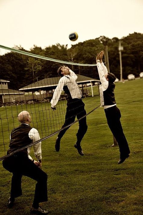 wedding volleyball, hell yes Wedding Volleyball, Volleyball Wedding, Volleyball Couple, Groomsman Ideas, Boardwalk Wedding, Northwoods Wedding, Different Styles Of Wedding Dresses, Styles Of Wedding Dresses, Volleyball Net