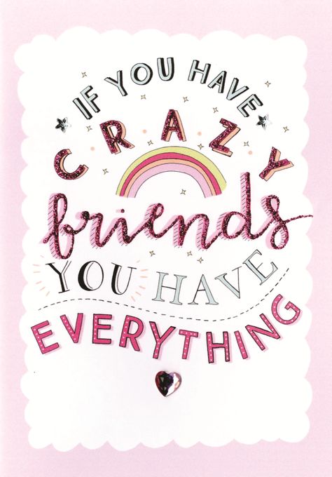 Happy Birthday Crazy Friend, Happy Birthday Crazy, Crazy Birthday Wishes, Friend Cards Funny, Crazy Birthday, Birthday Cards Images, Best Friend Birthday Cards, Funny Love Cards, Cool Birthday Cards