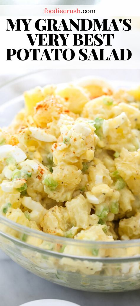 Potato Salad Easy, Traditional Potato Salad Recipe, Traditional Potato Salad, Salad With Egg, The Best Potato Salad, Best Potato Salad, Salad Buffet, Best Potato Salad Recipe, Potato Salad Recipe Easy