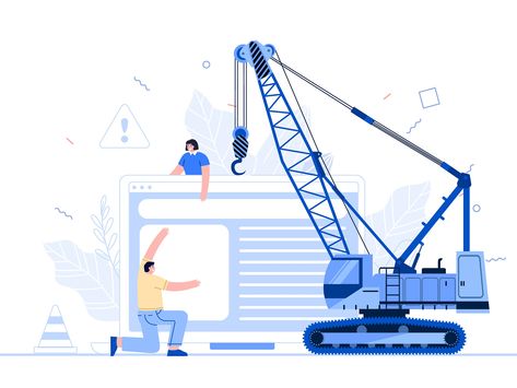 Page Under Maintenance (Illustration) | Hello Dribbble by StoryXpress Under Maintenance Design, Maintenance Illustration, Dribbble Design, Brown Color Palette, Under Maintenance, Global Community, Creative Professional, Color Palette, Quick Saves