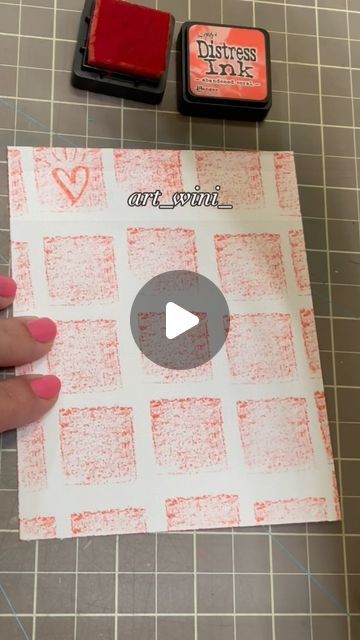 Art Wini on Instagram: "Valentine’s Day card 💘 with dollar tree stamps and distress ink #easy #easycrafts #greetingcards #card #cardmaking #valentine #dollartree #diy #craft #paper #papercrafts #reels" Diy Craft Paper, Dollartree Diy, Tree Stamp, Craft Paper, Distress Ink, Dollar Tree, Easy Crafts, Card Making, Paper Crafts