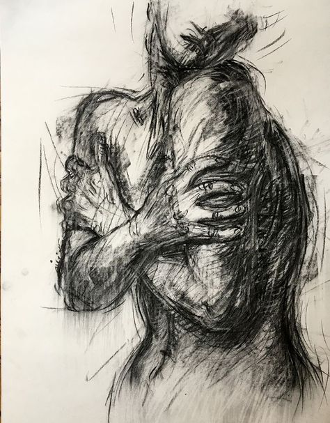 Sitting References, Pose Sitting, Sitting Pose Reference, Sitting Pose, Drawing Charcoal, Charcoal Sketch, Heart To Heart, Charcoal Art, Pose References