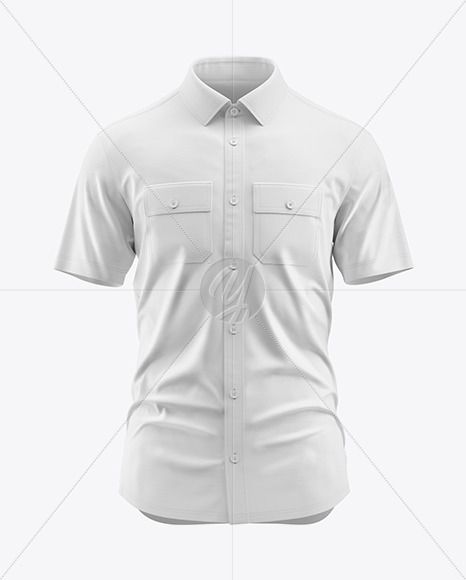 Mockup Kemeja, Design Kemeja, Mockup Camisa, Shirt With Buttons, Short Sleeve Design, Travel Wear, Yellow Images, Clothing Mockup, Mockup Free Download