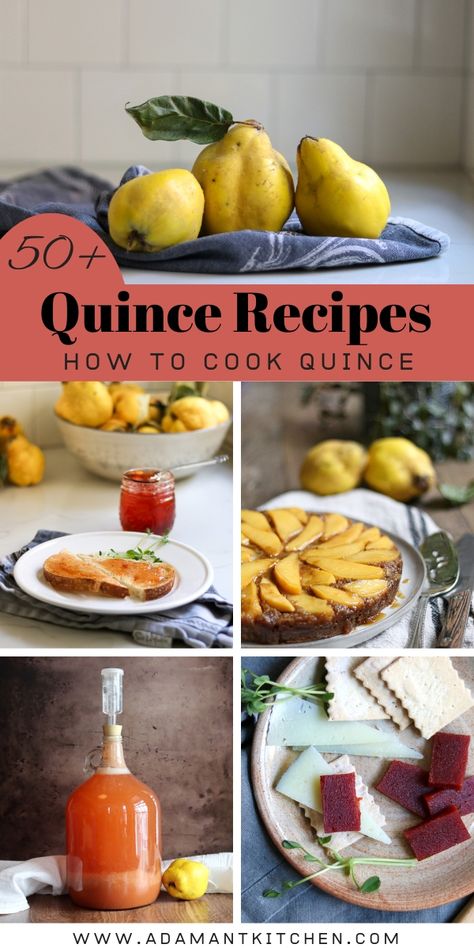 Quince Pie Recipe, Quince Recipes Desserts, Quince Apple Recipes, Quince Jam Recipe How To Make, Quince Chutney Recipes, Quince Recipes Preserves, Quince Recipes Easy, Quince Fruit Recipes, Quince Marmalade Recipe