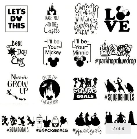 Frases Disney, Deco Disney, Disney Family Vacation Shirts, Disney Silhouettes, Idee Cricut, Disney Vacation Shirts, Disney Trip Shirts, Images Disney, Projets Cricut