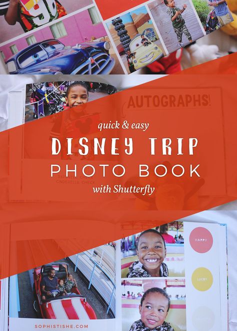 Quick & easy Disney trip photo book with Shutterfly! Disney Photo Book, Disneyland Scrapbook, Photobook Ideas, Book Layouts, Photobook Layout, Trip To Disney World, Disney Lifestyle, Disneyland Photos, Black Bloggers