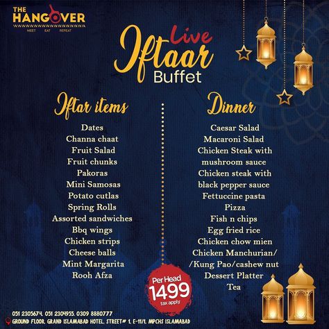 Ramadan Iftar buffet deals in Islamabad Iftar Menu Ideas, Iftar Party Decorations, Iftar Party Ideas, Iftar Platter, Iftar Ideas, Ramadan Buffet, Iftar Buffet, Host Ideas, Ramadan Special Recipes