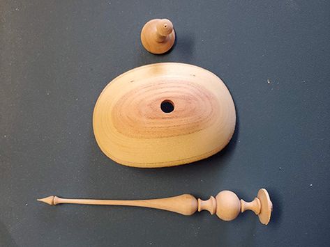 PROJECT: Turning an Umbrella Ornament - Woodworking | Blog | Videos | Plans | How To Lathe Woodworking Projects, Woodturning Ideas, Woodturning Art, Wood Christmas Decorations, Bark Edge, Turned Art, Woodworking Lathe, Fashion Umbrella, Lathe Projects