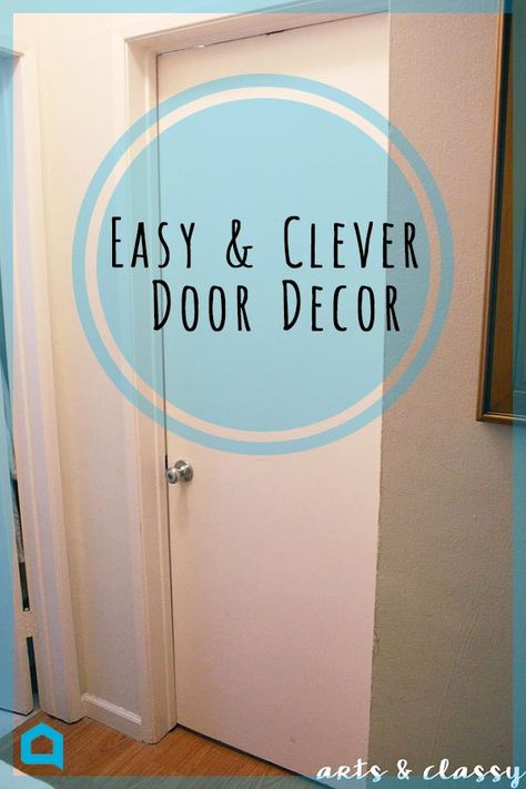 This is the coolest thing you'll see all day! Diy Door Makeover, Diy Door Decor, Elegant House, House Styling, Rental Decorating, Diy Home Decor On A Budget, Door Makeover, Decor Guide, Upcycled Crafts