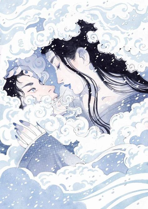 Yuki Onna, The Void, Arte Inspo, Arte Fantasy, Ethereal Art, Dark Fantasy Art, Pretty Art, Art Works, Aesthetic Art