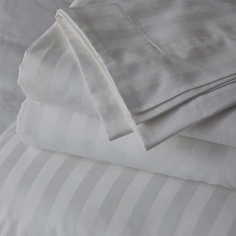 PRICES MAY VARY. Package contents Include - 1 Piece Flat Sheet. FLAT SHEET – 800 thread count extra-long staple Egyptian Cotton, a fabric known for its luxurious appeal and high durability. Our Flat Sheet are specially designed using a tighter fabric weave to be soft and durable. Oversized King Plus Size Flat Sheets Dimension :- 1Pc Flat Sheet Size 120" inches x 120" inches. High Quality: Our flat sheets are made of 100% Egyptian cotton using a special process, which is comfortable, anti-wrinkle Draps Design, Well Rested, Egyptian Cotton Sheets, Striped Bedding, Egyptian Cotton Bedding, Cama King, King Sheets, Cotton Bedsheets, Striped Sheets