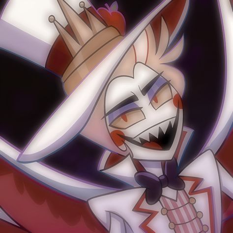 Hazbin Hotel fanart Lucifer Morningstar icon aesthetic pfp edit art by @/SW__Art Hazbin Hotel Fanart Alastor, Lucifer Matching Pfp, Hazbin Hotel Lucifer Fanart, Lucifer Hazbin Hotel Pfp, Lucifer Hazbin Hotel Fanart, Lucifer Morningstar Fanart, Hh Lucifer, Lucifer Pfp, Pfp Hazbin Hotel