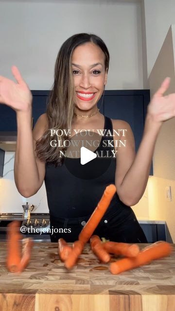 Jen Jones | Plant-Based Queen on Instagram: "@thejenjones glowing skin juice 👇🏽

This juice is INCREDIBLE!!!

Juicer I am using is the Nama J2. Use JENJONES10 at namawell.com glasses also available! Link in bio up top 🔝 

Glowing skin by @nevell_skin coffee oil. This is the only moisturizer I use. Link in bio or at nevellskin.com 

@dontforgetthecinnamon_ shirts and hats available now at nevellskin.com link up top!

Juice:

Juice:
6 carrots
1/2 pineapple (save peel for pineapple tea)
1 large knob ginger
1/2 lemon peeled (peel is optional)
Ceylon cinnamon

2x a week and switch it up with some green juices!" Fall Juice Recipes, Fall Juices, Nevell Skin, Glowing Black Skin, Glowing Skin Juice, Skin Juice, Healthy Reciepes, Jen Jones, Pineapple Tea