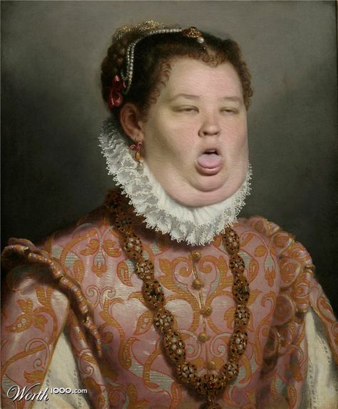 Hilarious Contest Asks Contestants to Photoshop Celebrities Faces on Renaissance Paintings Photoshop Celebrities, John William Godward, Mama June, Honey Boo Boo, William Adolphe Bouguereau, Elisabeth Ii, Celebrity Faces, Hieronymus Bosch, Photoshop Painting