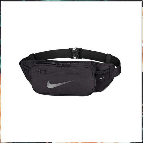 NIKE Unisex Adult Mobile Bag-9038-217, 013 Black/Black/Black, One Size 2024 Logo, Mobile Bag, Hip Pack, Nike Accessories, Waist Bags, Sell On Amazon, Waist Pack, Adjustable Belt, Accessories Branding