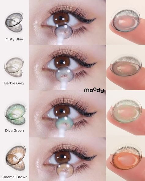 moodylenses - Colored Contact Lenses | Circle Lenses | moody Dual Kawaii, Circle Contact Lenses, Aesthetic Cosmetics, Colored Contact Lenses, Circle Lenses, Contact Lenses Colored, Colored Contacts, Contact Lenses, 1 Month